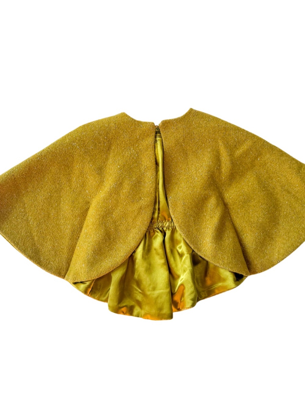 Genuine Kids by Osh Kosh Gold Shrug Bolero Cape Sparkling Metallic